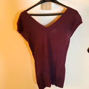 Purple Short Sleeve Top